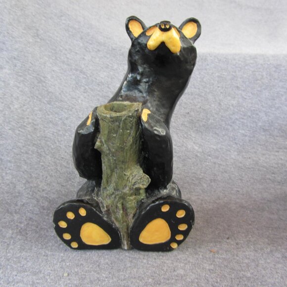 singing tree bearfoots bear bud vase figurine (w2943) - Picture 1 of 7